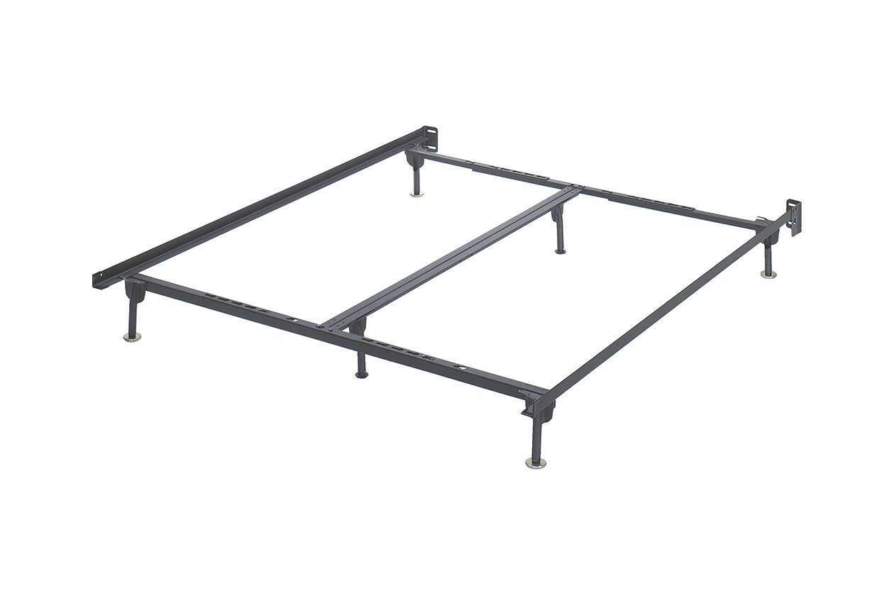 Frames and Rails Metallic Queen/King/California King Bolt on Bed Frame - B100-66 - Bien Home Furniture & Electronics
