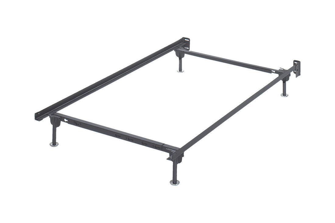 Frames and Rails Metallic Twin/Full Bolt on Bed Frame - B100-21 - Bien Home Furniture &amp; Electronics