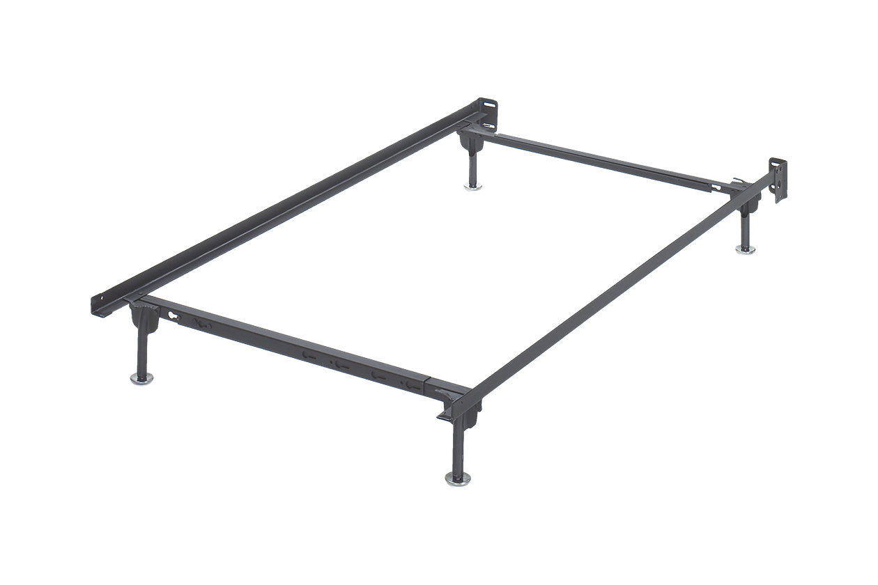 Frames and Rails Metallic Twin/Full Bolt on Bed Frame - B100-21 - Bien Home Furniture & Electronics