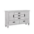 Franco Antique White 5-Drawer Dresser - 205333 - Bien Home Furniture & Electronics
