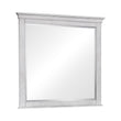 Franco Antique White Rectangular Mirror - 205334 - Bien Home Furniture & Electronics