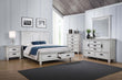 Franco Antique White Storage Platform Bedroom Set - SET | 205330Q | 205332 | 205335 - Bien Home Furniture & Electronics