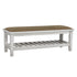 Franco Brown/Antique White Bench - 205337 - Bien Home Furniture & Electronics