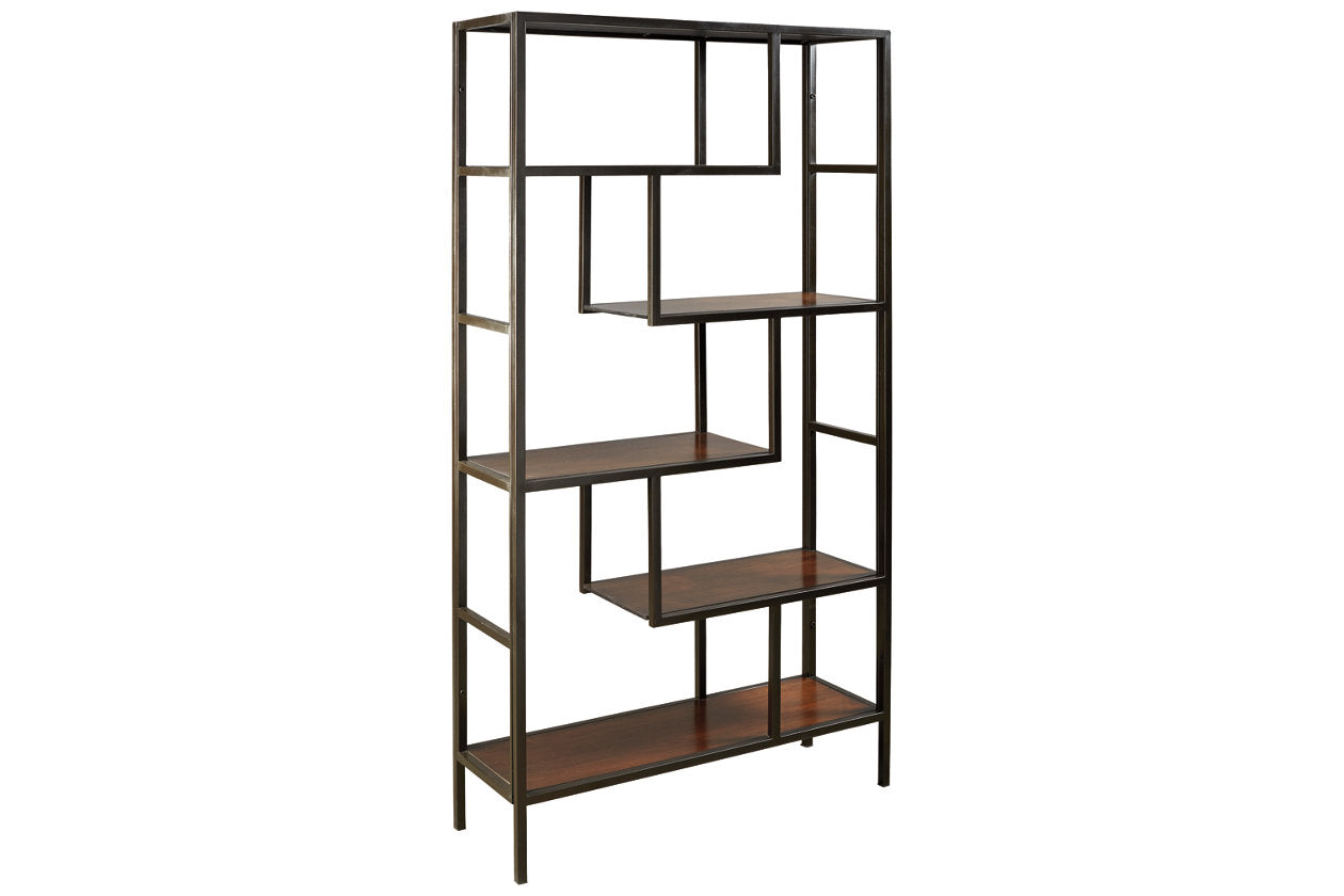 Frankwell Brown/Black Bookcase - A4000021 - Bien Home Furniture & Electronics