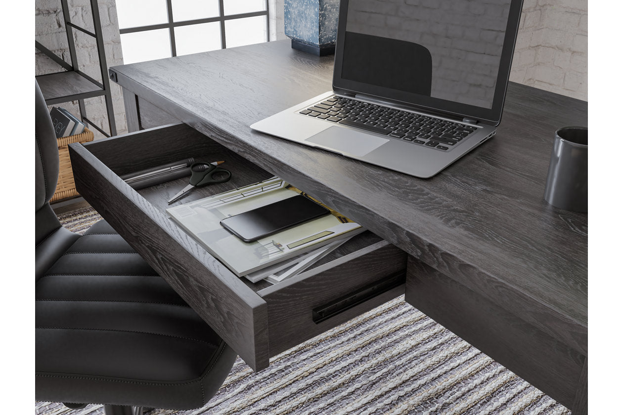Freedan Grayish Brown 48" Home Office Desk - H286-26 - Bien Home Furniture & Electronics
