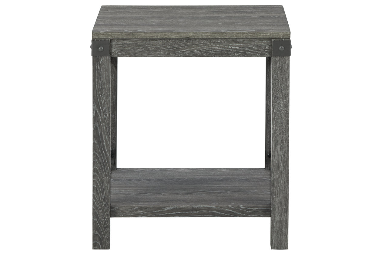 Freedan Grayish Brown End Table - T175-2 - Bien Home Furniture & Electronics