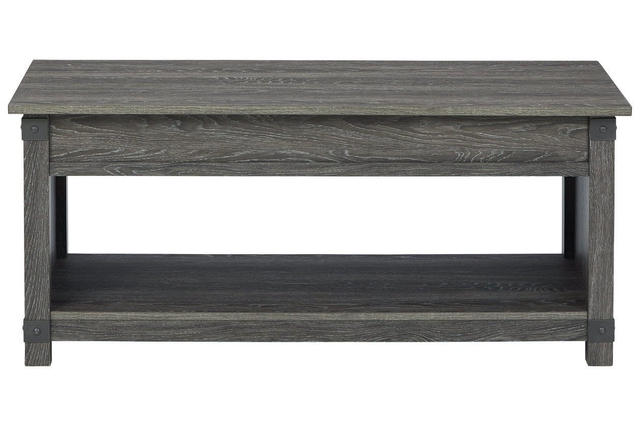 Freedan Grayish Brown Lift-Top Coffee Table - T175-9 - Bien Home Furniture & Electronics