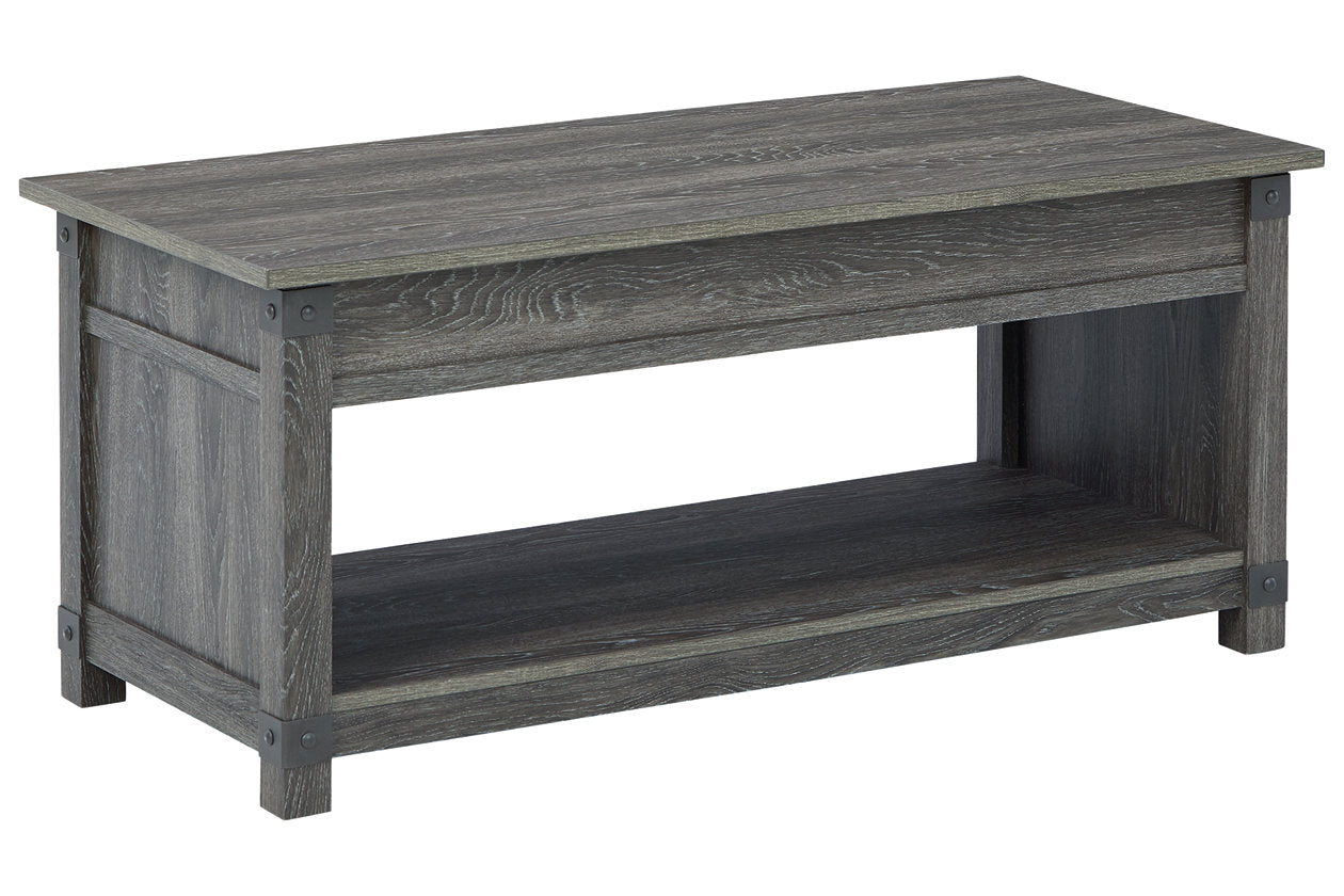 Freedan Grayish Brown Lift-Top Coffee Table - T175-9 - Bien Home Furniture & Electronics