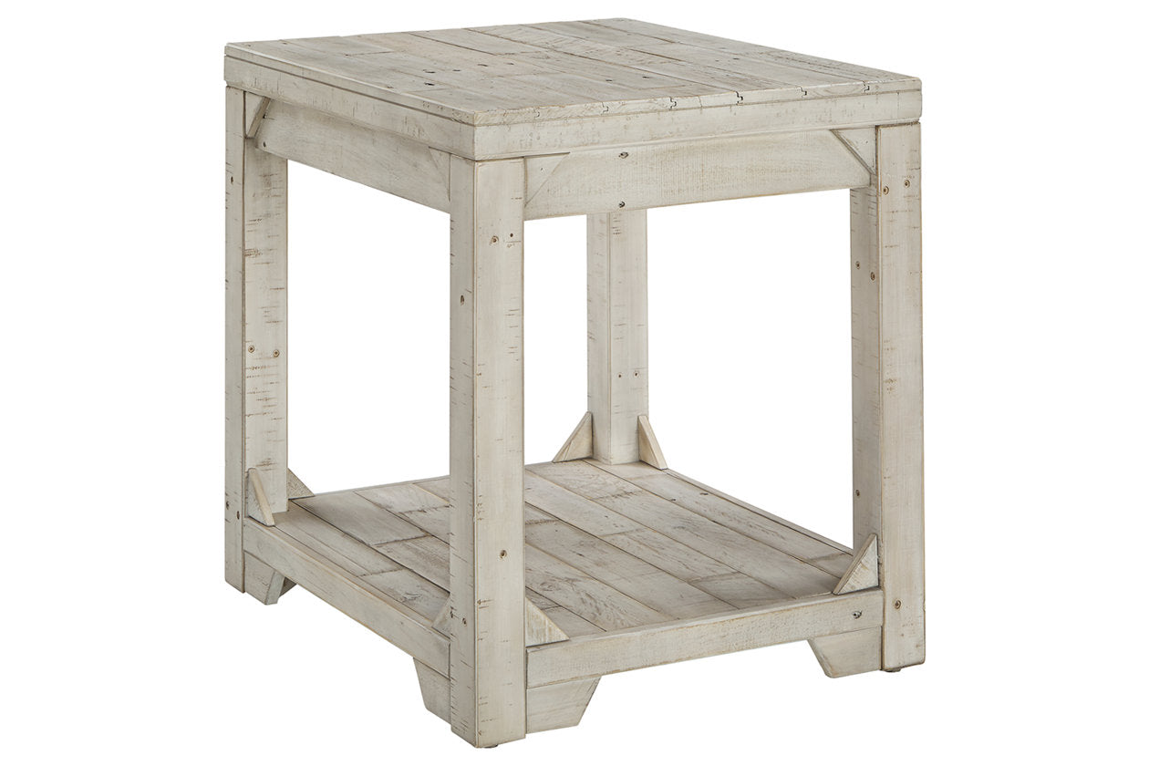 Fregine Whitewash End Table - T755-3 - Bien Home Furniture & Electronics