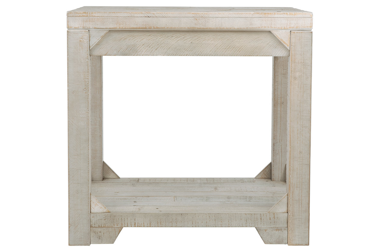 Fregine Whitewash End Table - T755-3 - Bien Home Furniture & Electronics