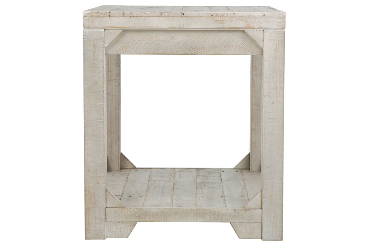 Fregine Whitewash End Table - T755-3 - Bien Home Furniture & Electronics