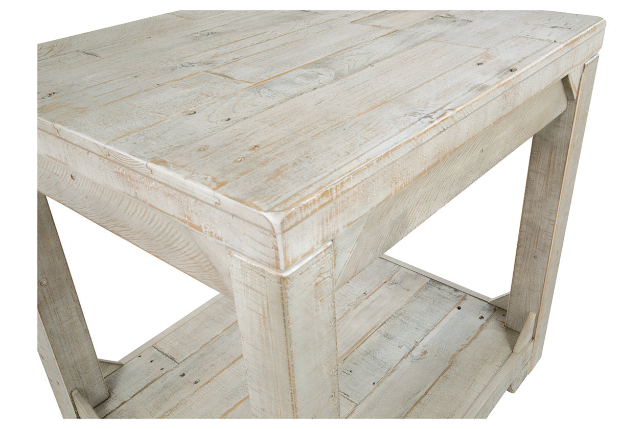 Fregine Whitewash End Table - T755-3 - Bien Home Furniture & Electronics