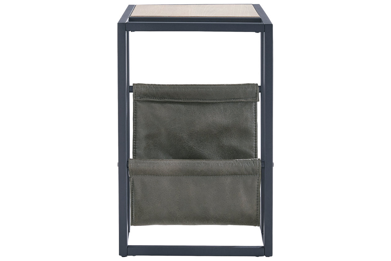Freslowe Light Brown/Black Chairside End Table - T931-107 - Bien Home Furniture & Electronics