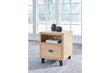 Freslowe Light Brown/Black End Table - T931-3 - Bien Home Furniture & Electronics