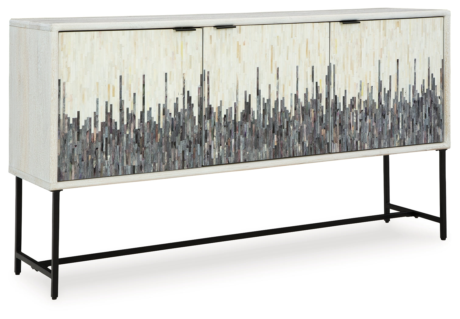 Freyton White/Gray Accent Cabinet - A4000582 - Bien Home Furniture & Electronics
