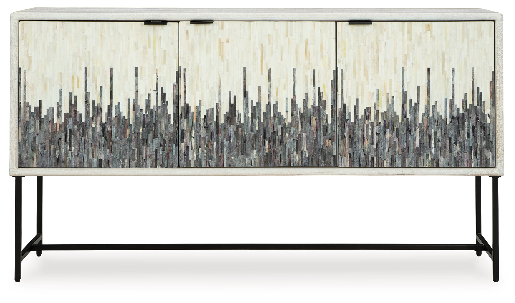 Freyton White/Gray Accent Cabinet - A4000582 - Bien Home Furniture & Electronics