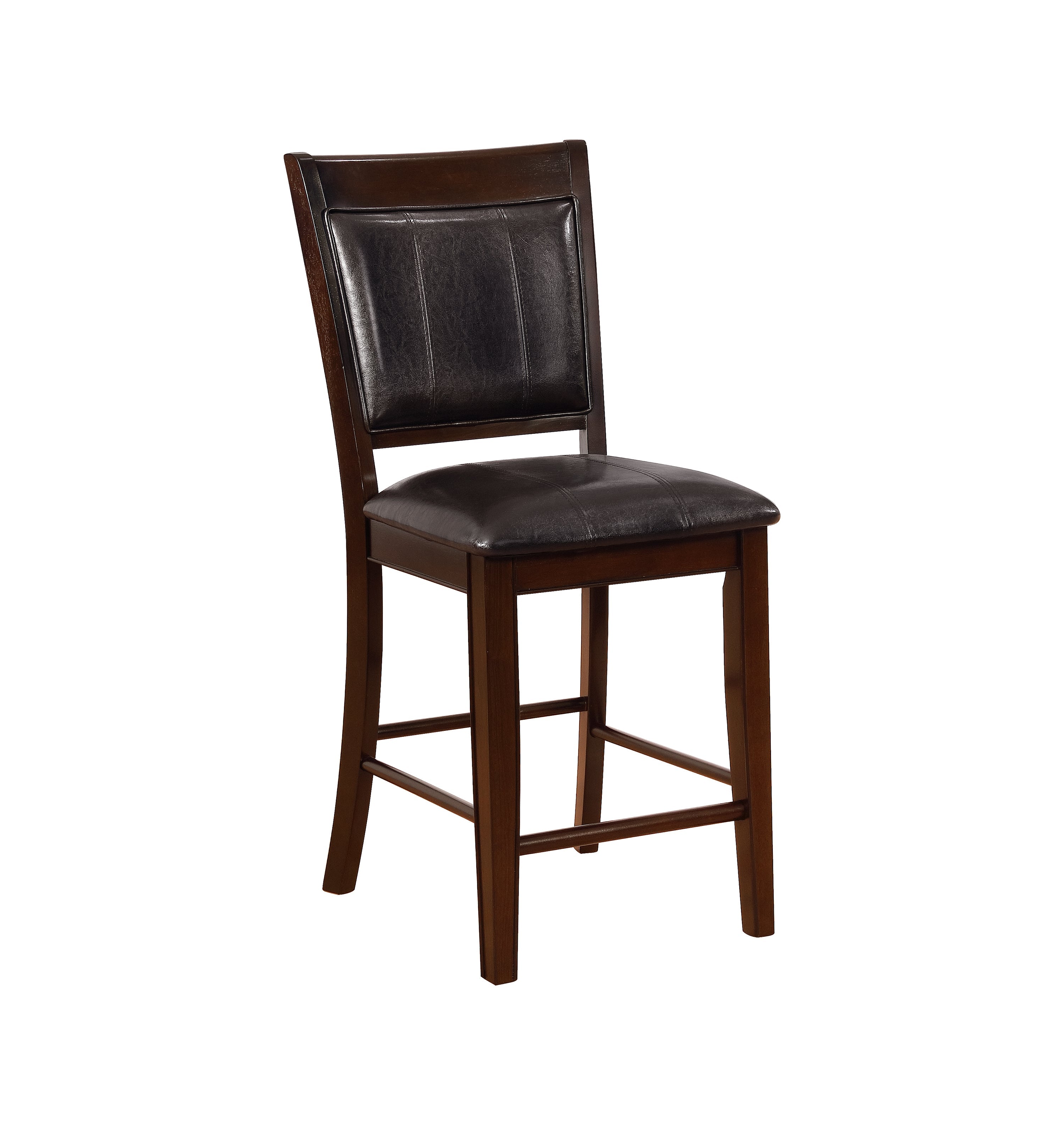 Fulton Espresso Counter Height Set - SET | 2727T-4848-V | 2727S-24-V(2) | 2727-BENCH-V - Bien Home Furniture & Electronics
