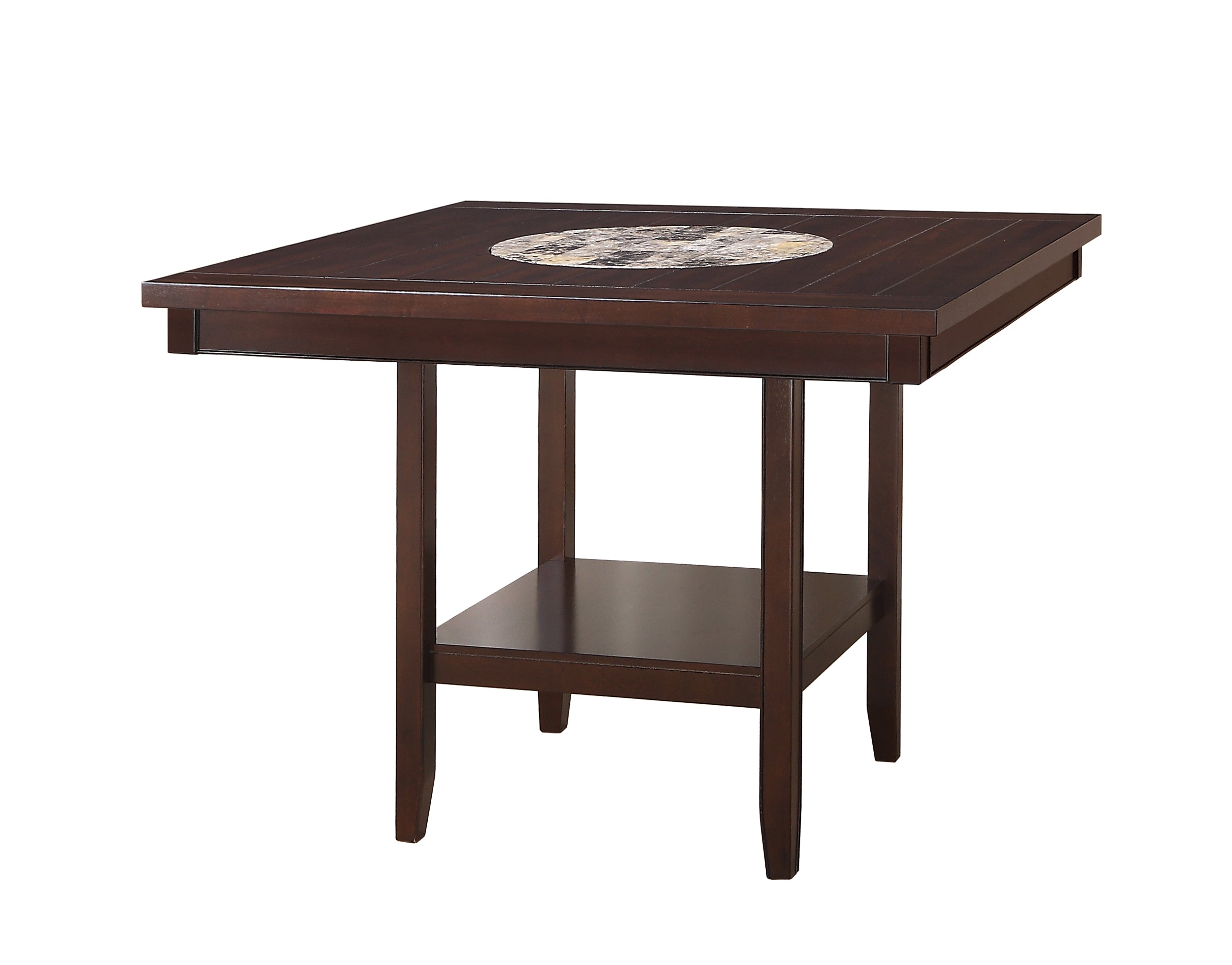 Fulton Espresso Counter Height Set - SET | 2727T-4848-V | 2727S-24-V(2) | 2727-BENCH-V - Bien Home Furniture & Electronics