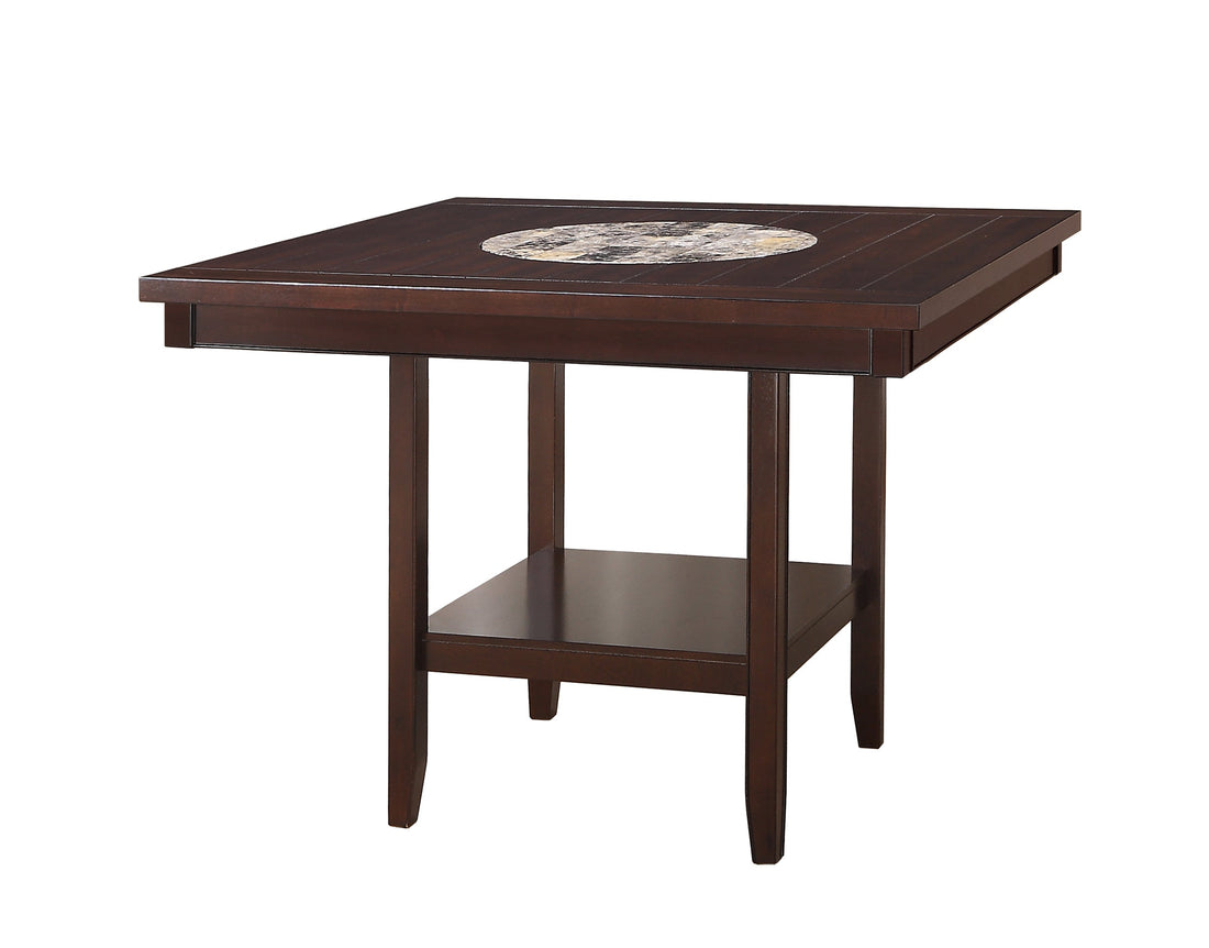 Fulton Espresso Counter Height Table - 2727T-4848-V - Bien Home Furniture &amp; Electronics