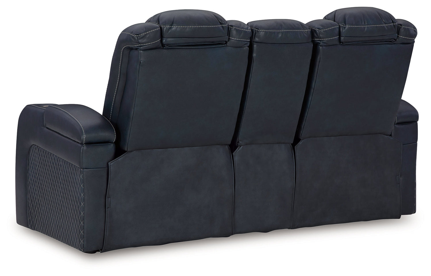 Fyne-Dyme Sapphire Power Reclining Loveseat with Console - 3660318 - Bien Home Furniture & Electronics