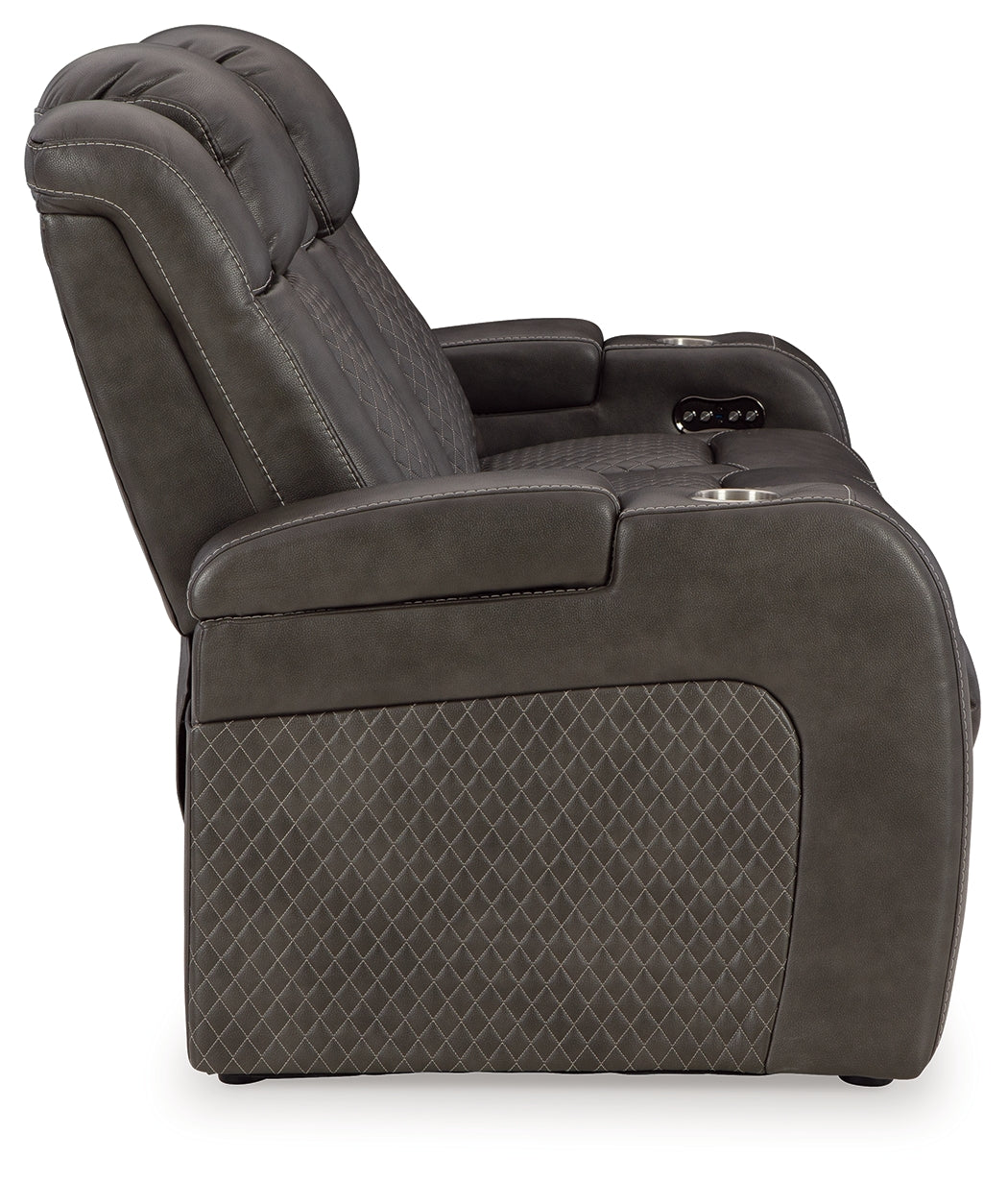 Fyne-Dyme Shadow Power Reclining Sofa - 3660215 - Bien Home Furniture & Electronics