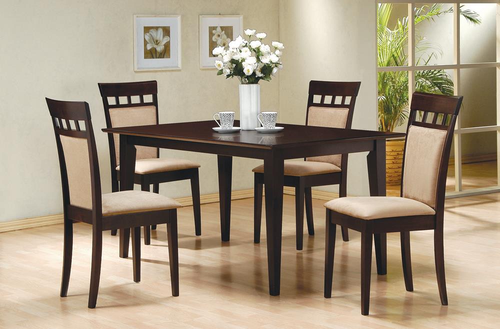 Gabriel Cappuccino Rectangular Dining Table - 100771 - Bien Home Furniture & Electronics