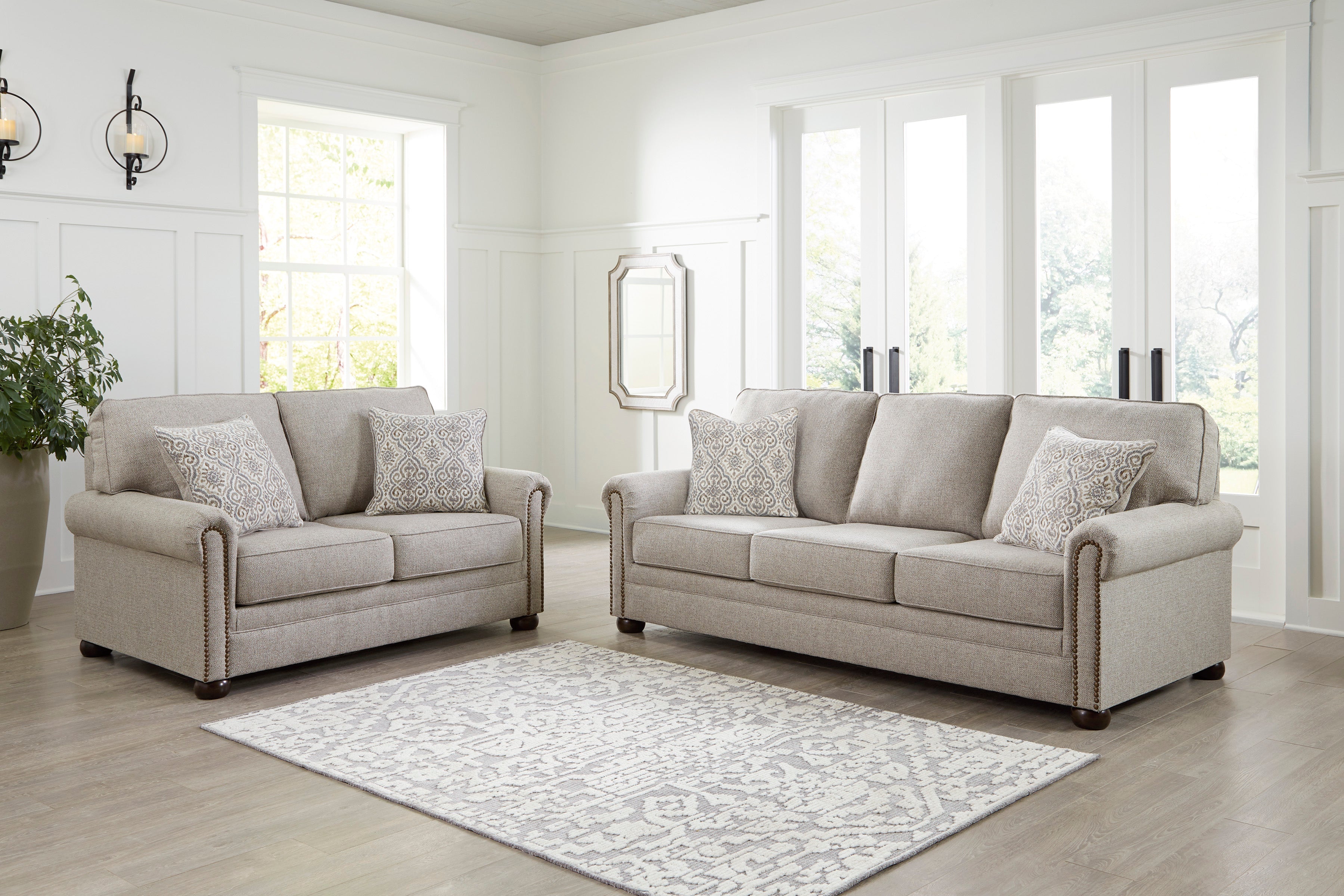 Gaelon Dune Living Room Set - SET | 3730738 | 3730735 - Bien Home Furniture & Electronics