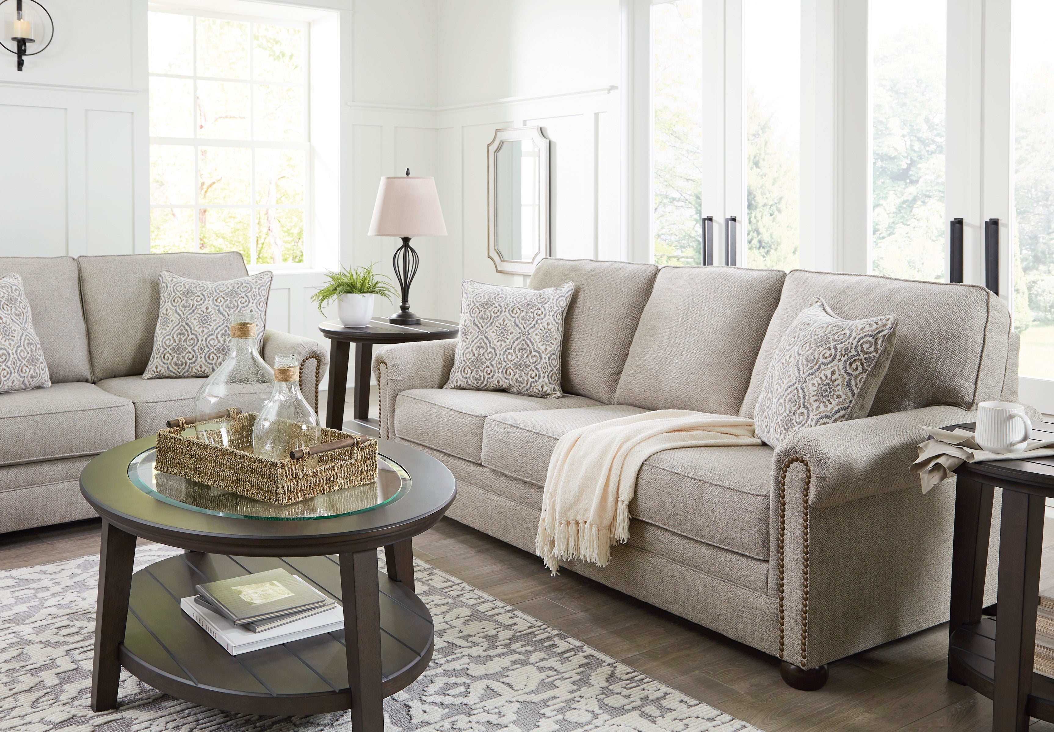 Gaelon Dune Living Room Set - SET | 3730738 | 3730735 - Bien Home Furniture & Electronics