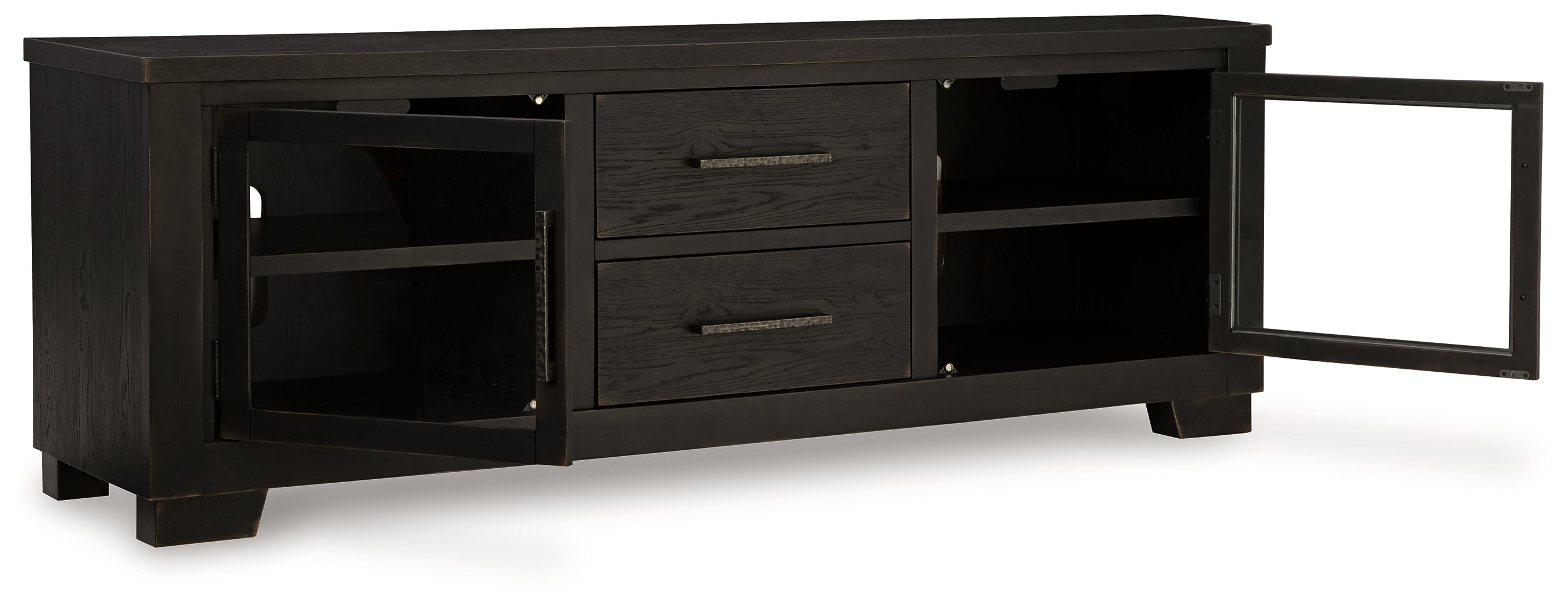 Galliden Black 80" TV Stand - W841-168 - Bien Home Furniture & Electronics