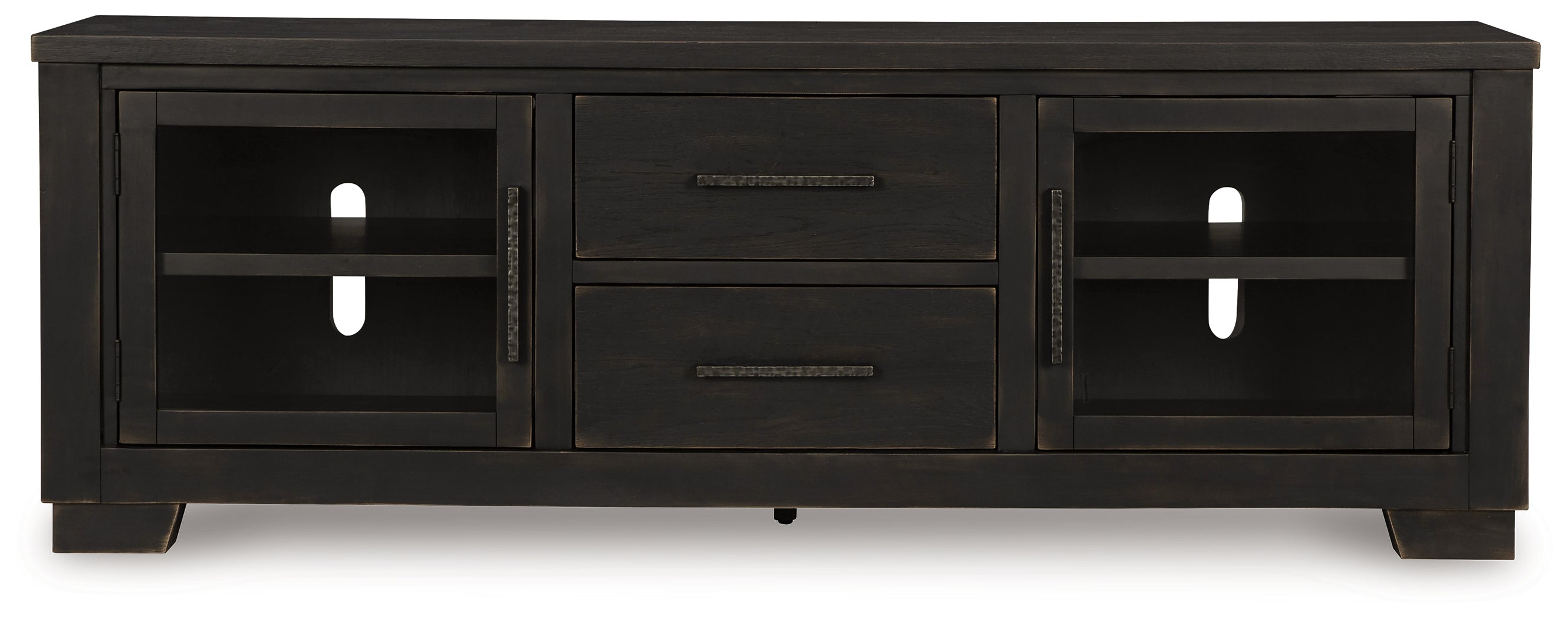 Galliden Black 80" TV Stand - W841-168 - Bien Home Furniture & Electronics