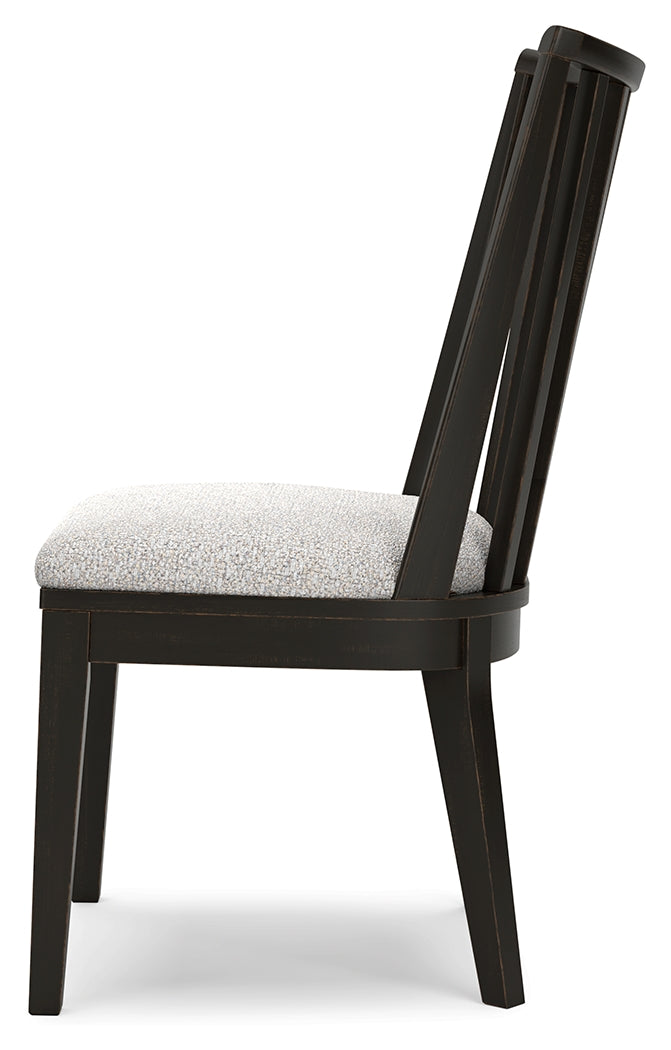 Galliden Black Dining Chair, Set of 2 - D841-01 - Bien Home Furniture & Electronics