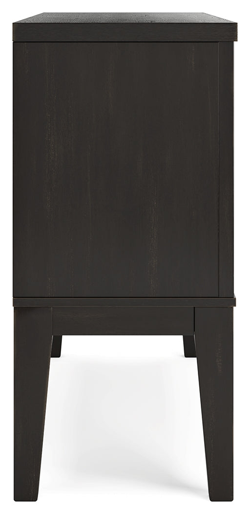 Galliden Black Dining Server - D841-60 - Bien Home Furniture & Electronics