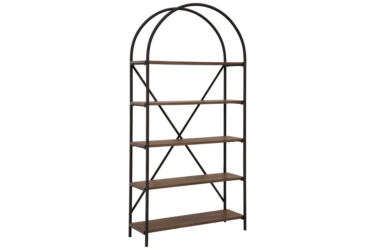 Galtbury Brown/Black Bookcase - A4000325 - Bien Home Furniture & Electronics