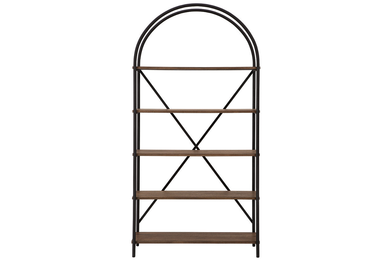 Galtbury Brown/Black Bookcase - A4000325 - Bien Home Furniture & Electronics