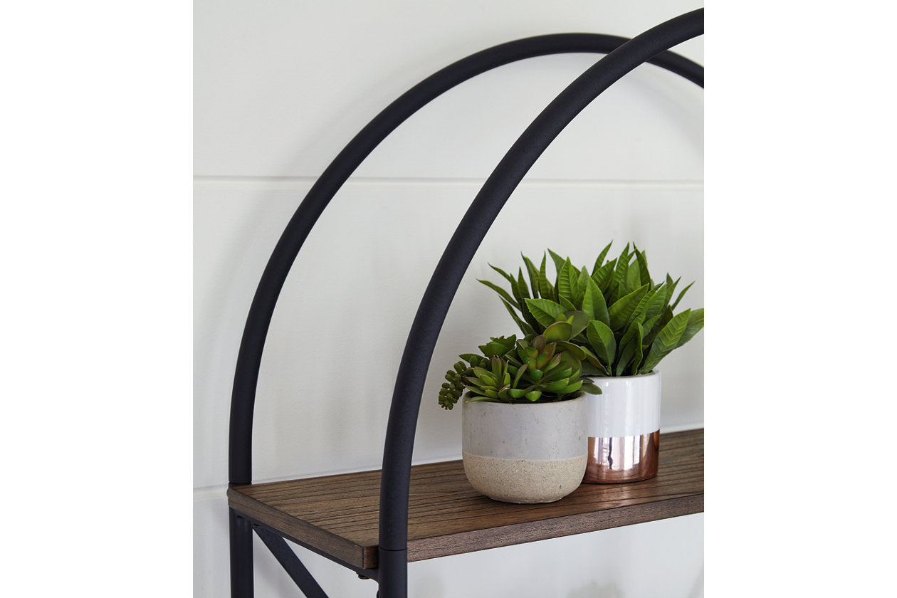 Galtbury Brown/Black Bookcase - A4000325 - Bien Home Furniture & Electronics