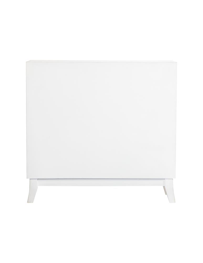 Gambon White Rectangular 2-Door Accent Cabinet - 953401 - Bien Home Furniture & Electronics