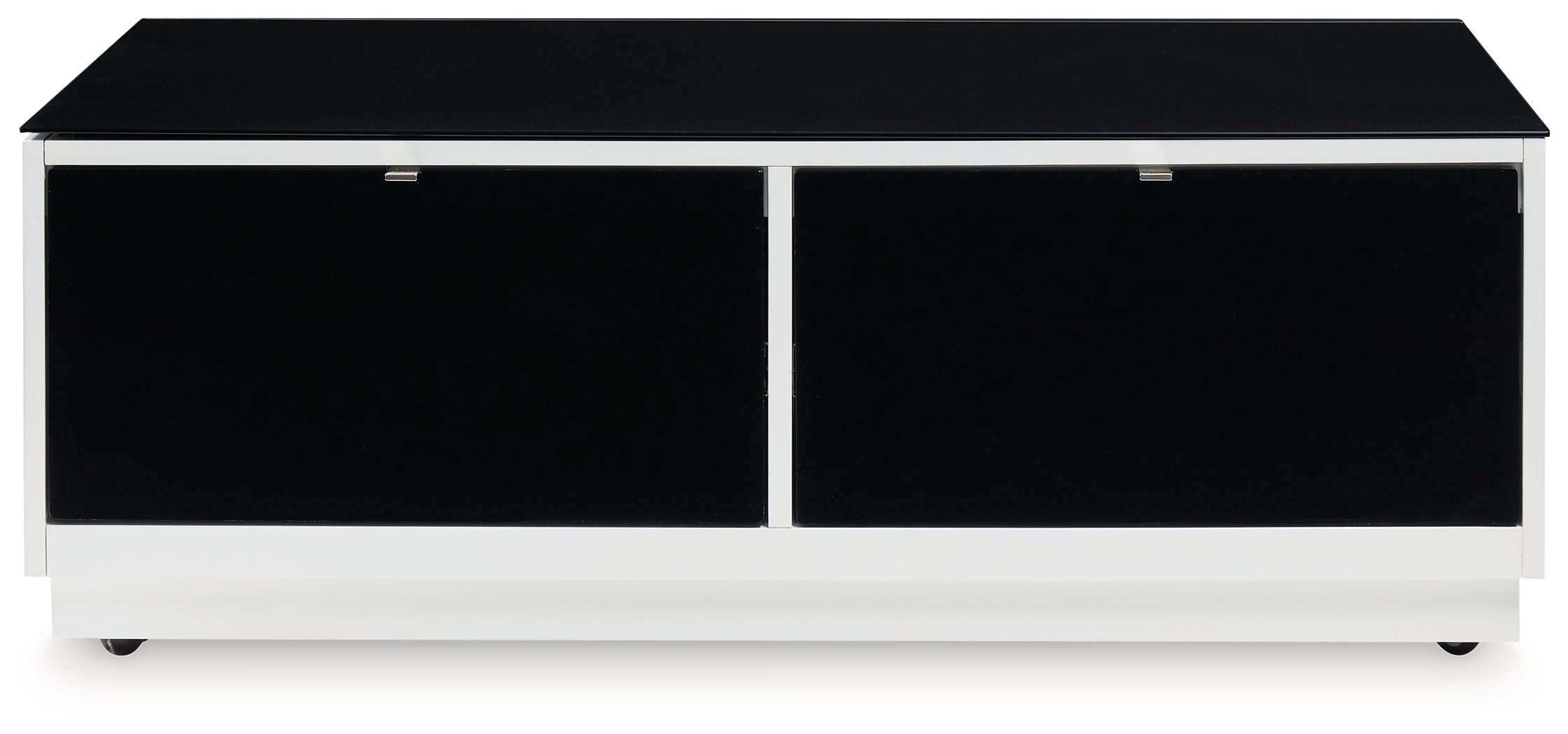 Gardoni White/Black Coffee Table - T756-1 - Bien Home Furniture & Electronics