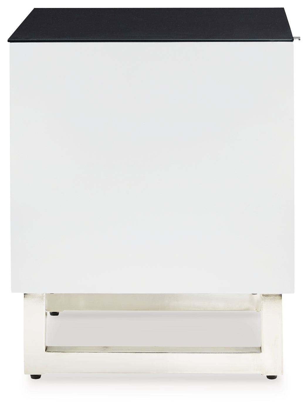 Gardoni White/Black End Table - T756-3 - Bien Home Furniture & Electronics