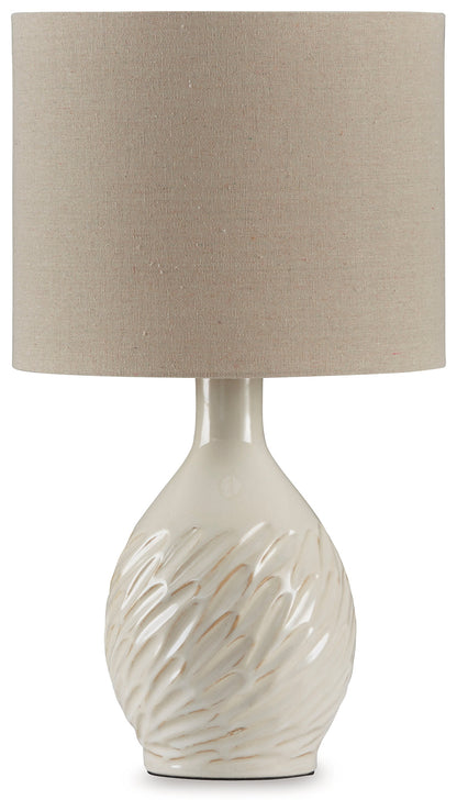 Garinton Cream Table Lamp - L180194 - Bien Home Furniture &amp; Electronics