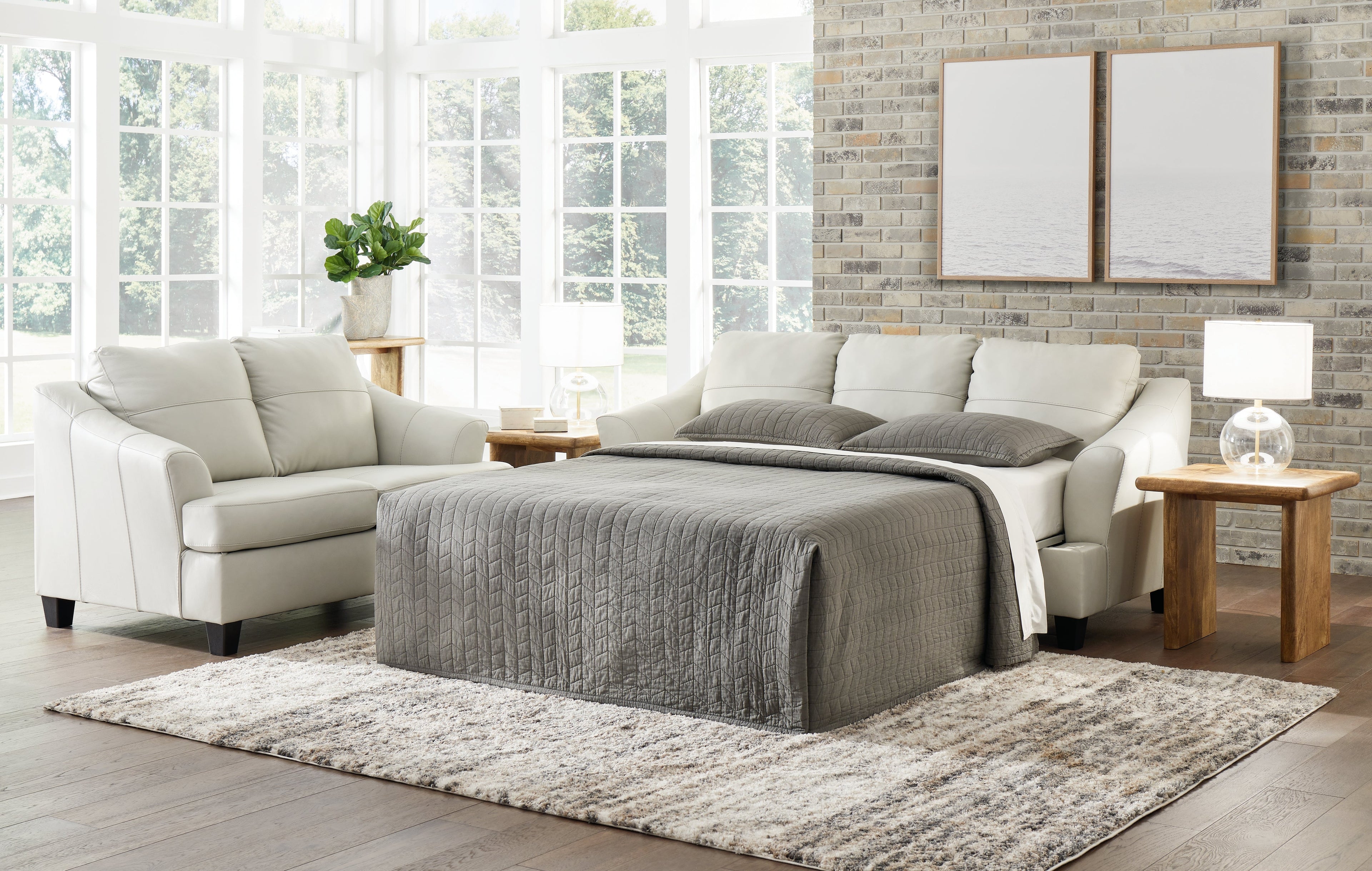 Genoa Coconut Queen Sofa Sleeper - 4770439 - Bien Home Furniture & Electronics