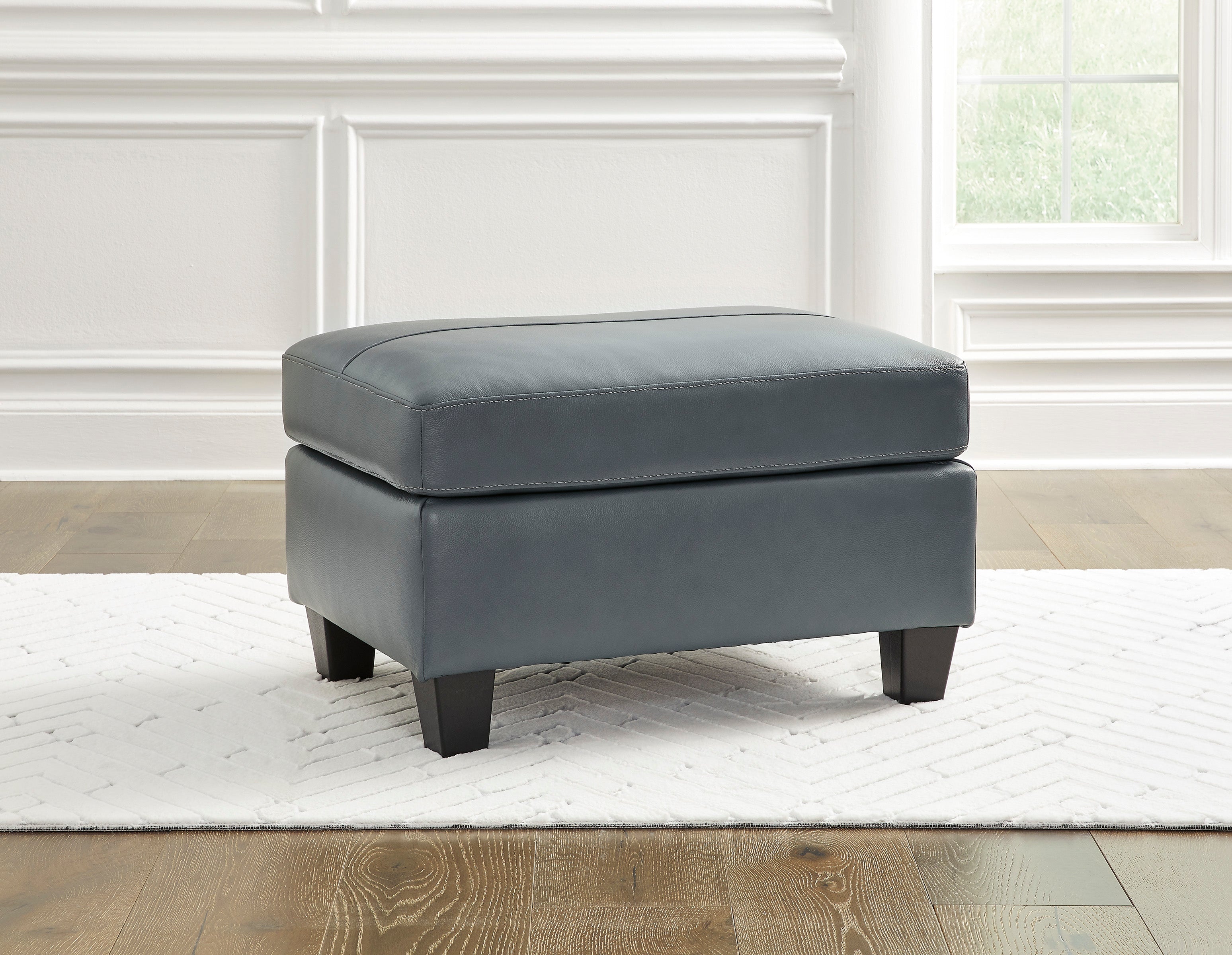 Genoa Steel Leather Living Room Set - SET | 4770538 | 4770535 - Bien Home Furniture & Electronics