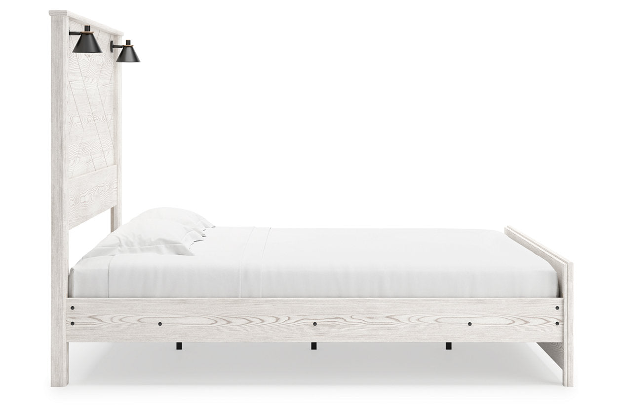 Gerridan White/Gray King Panel Bed - SET | B1190-56 | B1190-58 | B1190-99 - Bien Home Furniture & Electronics