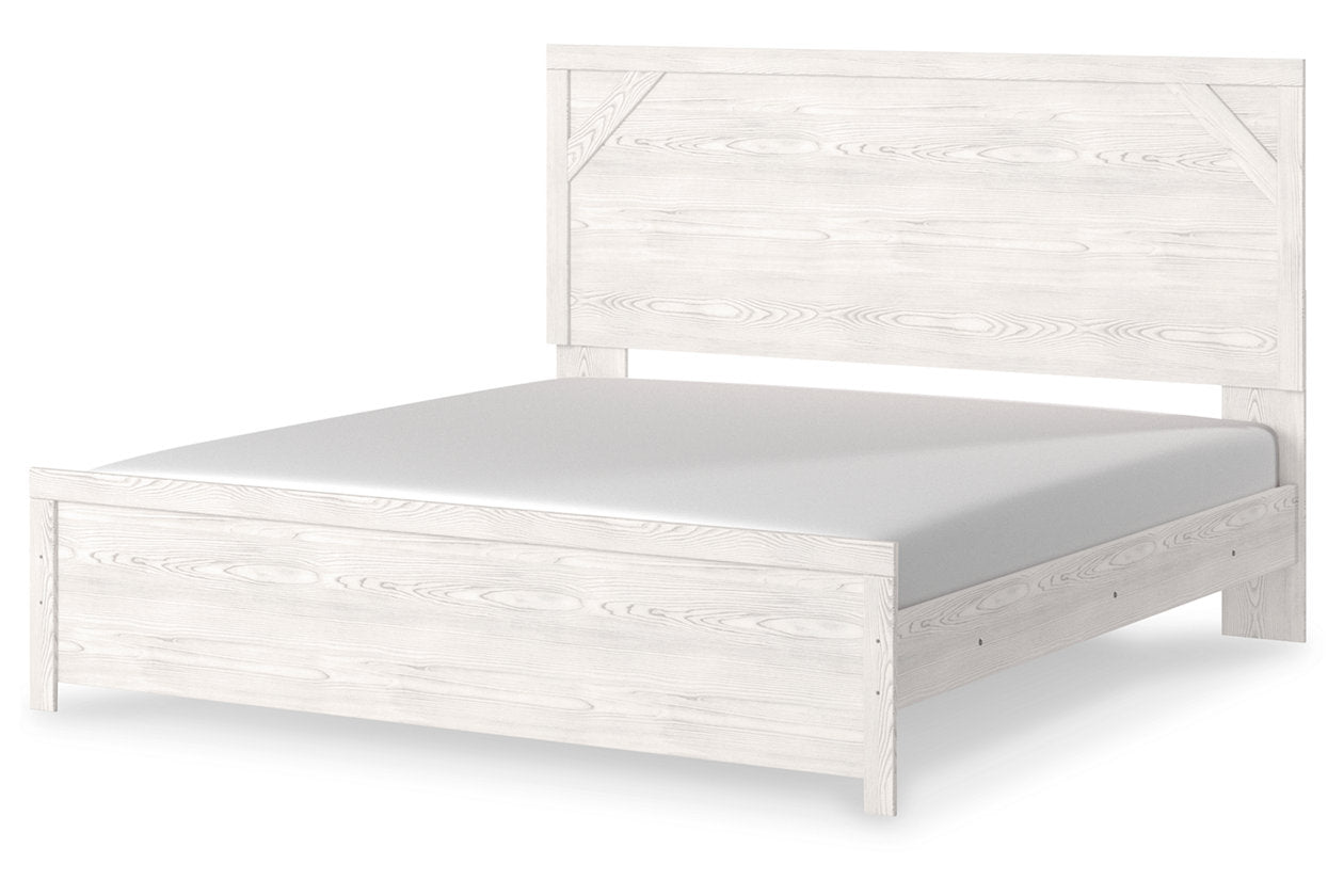 Gerridan White/Gray King Panel Bed - SET | B1190-72 | B1190-97 - Bien Home Furniture & Electronics