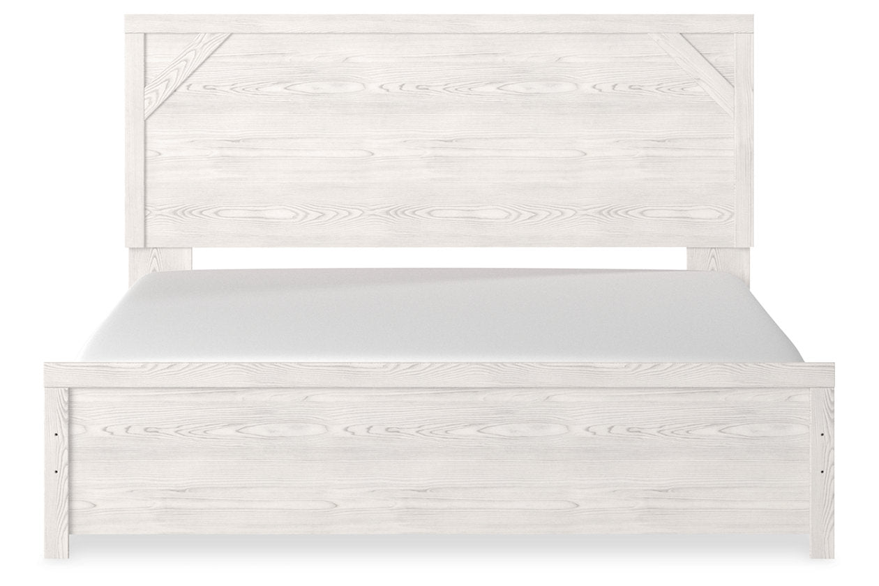 Gerridan White/Gray King Panel Bed - SET | B1190-72 | B1190-97 - Bien Home Furniture & Electronics