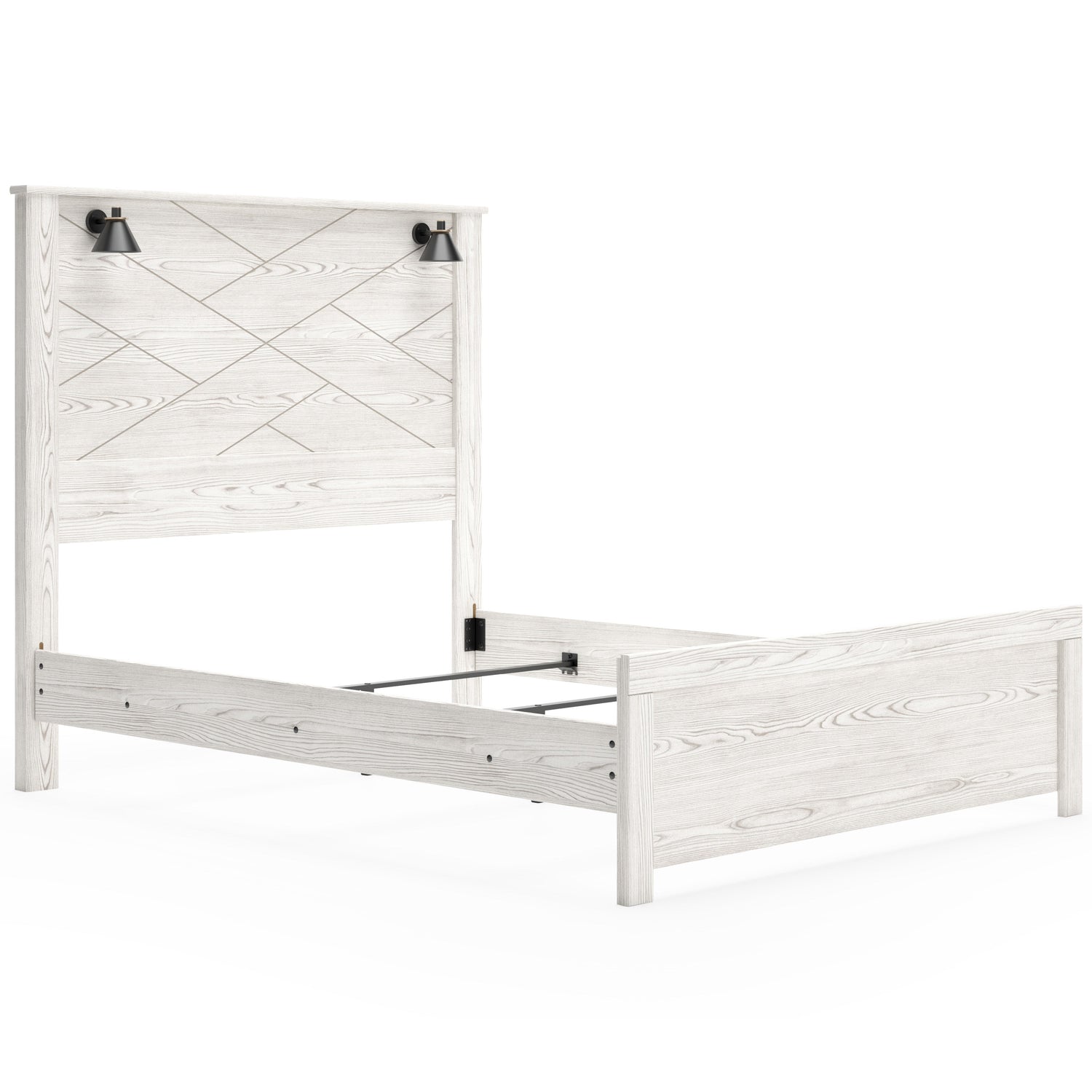 Gerridan White/Gray Lighted Panel Bedroom Set - SET | B1190-54 | B1190-57 | B1190-98 | B1190-92 | B1190-44 - Bien Home Furniture & Electronics