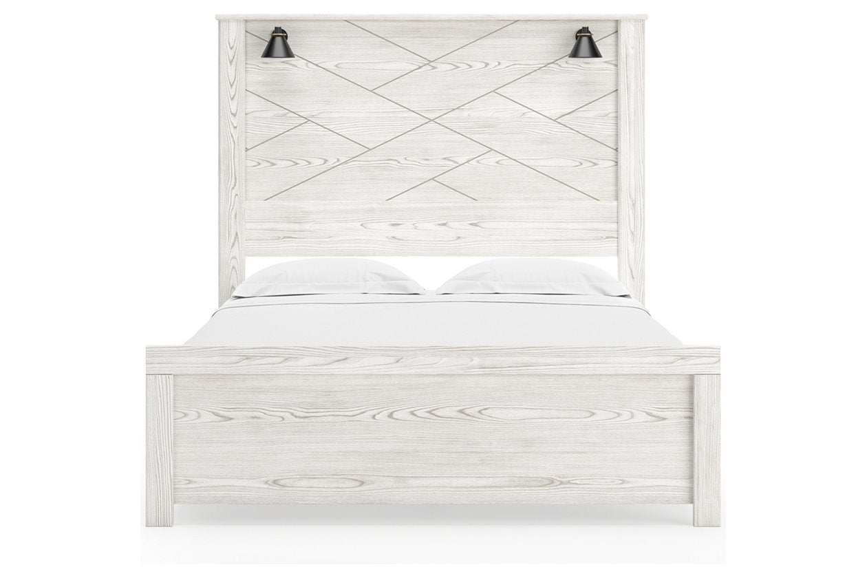 Gerridan White/Gray Queen Panel Bed - SET | B1190-54 | B1190-57 | B1190-98 - Bien Home Furniture & Electronics