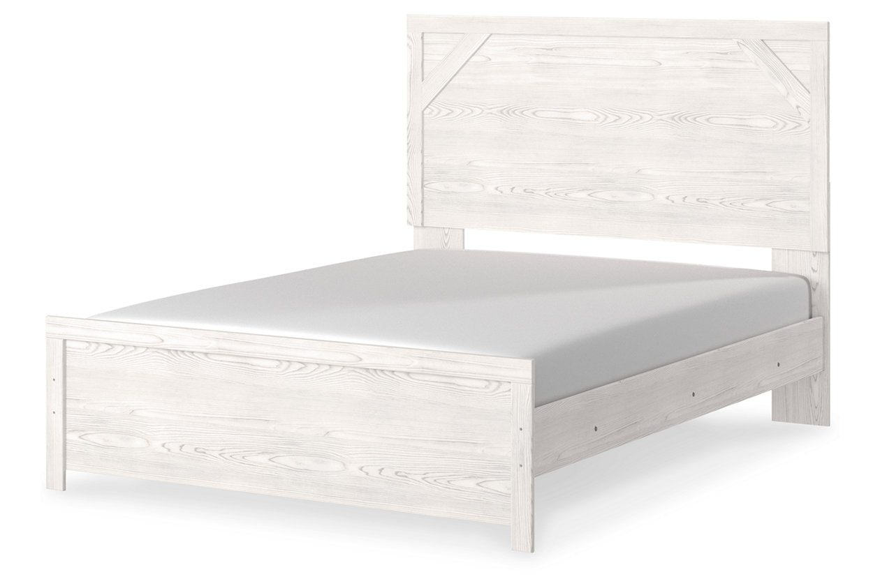Gerridan White/Gray Queen Panel Bed - SET | B1190-71 | B1190-96 - Bien Home Furniture & Electronics