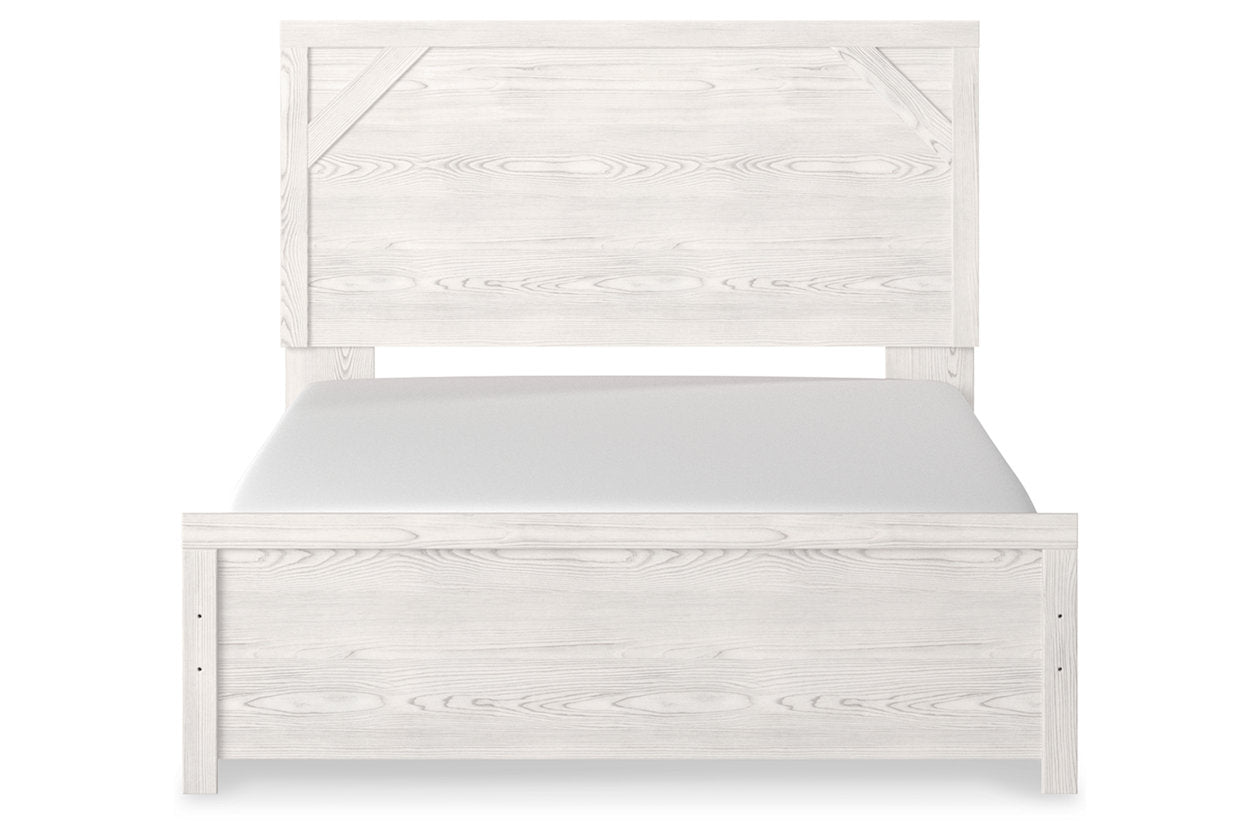 Gerridan White/Gray Queen Panel Bed - SET | B1190-71 | B1190-96 - Bien Home Furniture & Electronics