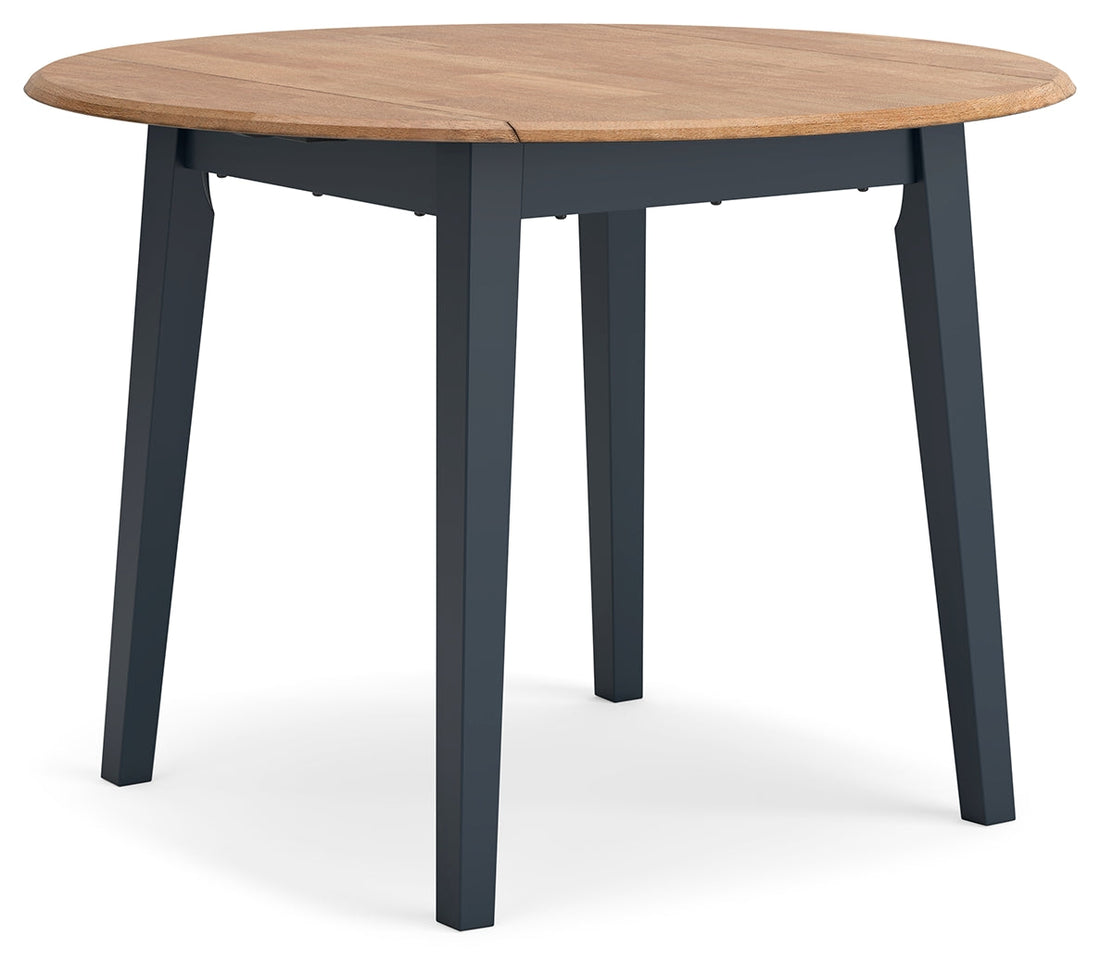 Gesthaven Natural/Blue Dining Drop Leaf Table - D399-15 - Bien Home Furniture & Electronics