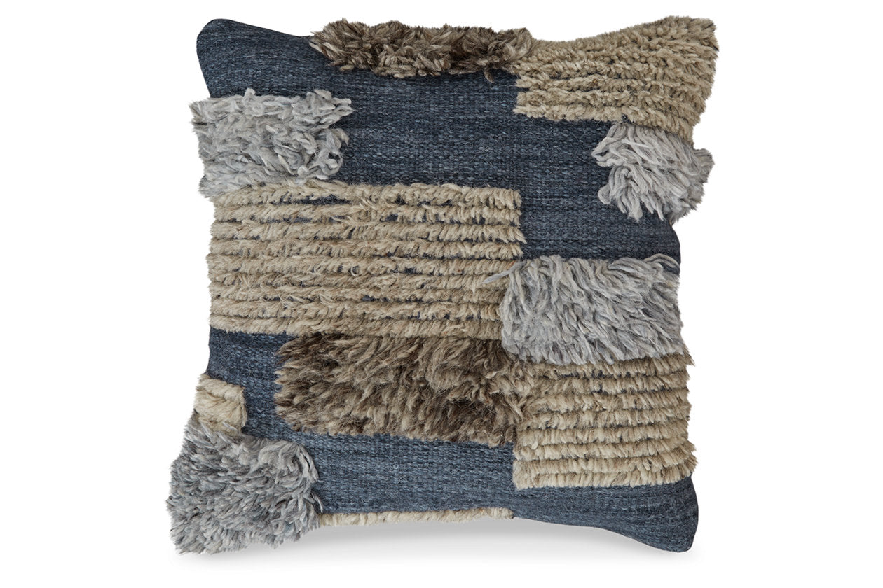 Gibbend Blue/Gray/White Pillow - A1000926P - Bien Home Furniture & Electronics